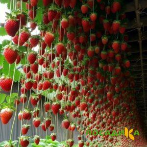 Клубника ампельная Анастасия купить по цене от 370р. в интернет-магазине «Посадика» с доставкой почтой в в Липецке и по всей России – [изображение №1].